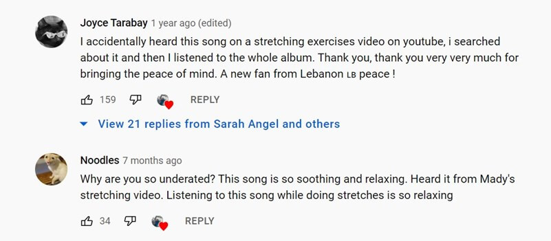 comments on sarah angel's lakeview youtube video
