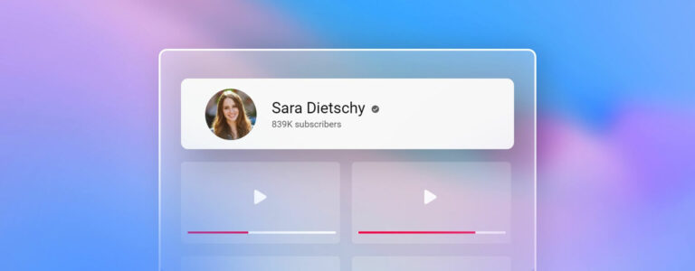 Sara Dietchy Youtube channel