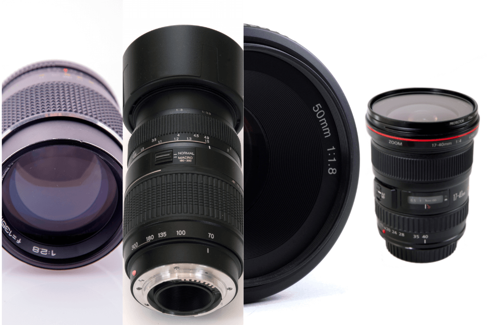 videographer equipment lenses