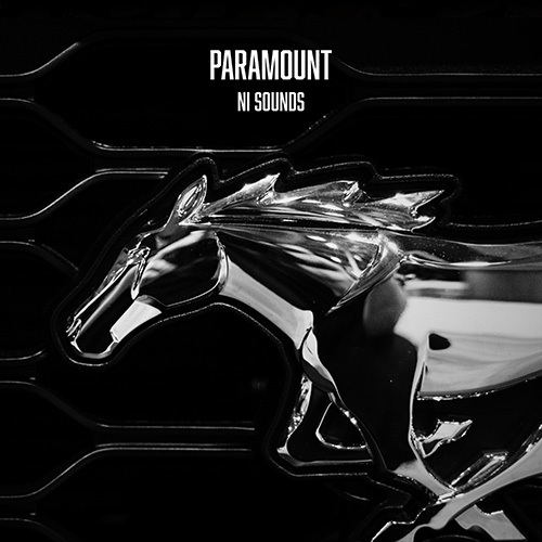 Cover art of Paramount sound effects pack showing a running horse