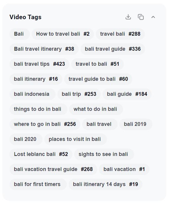 The ultimate bali road trip tag analytics VidIQ 2 (1)