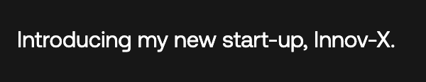 AI voiceover will pronounce Innov-X incorrectly with this prompt.