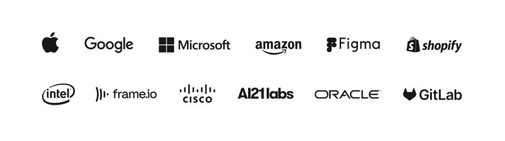 global brands logos who trust Artlist