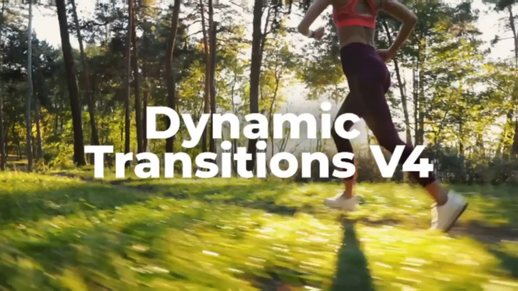 Dynamic transitions in the Artlist royalty free stock template catalog