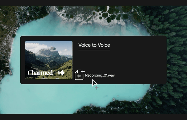 voice to voice on Artlist AI voiceover