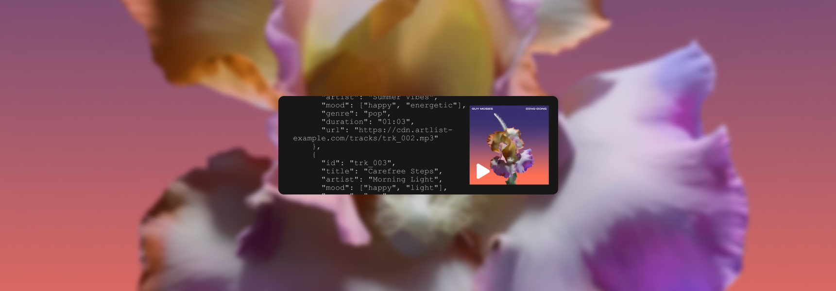 Your fast track to better app audio with the Artlist Music API