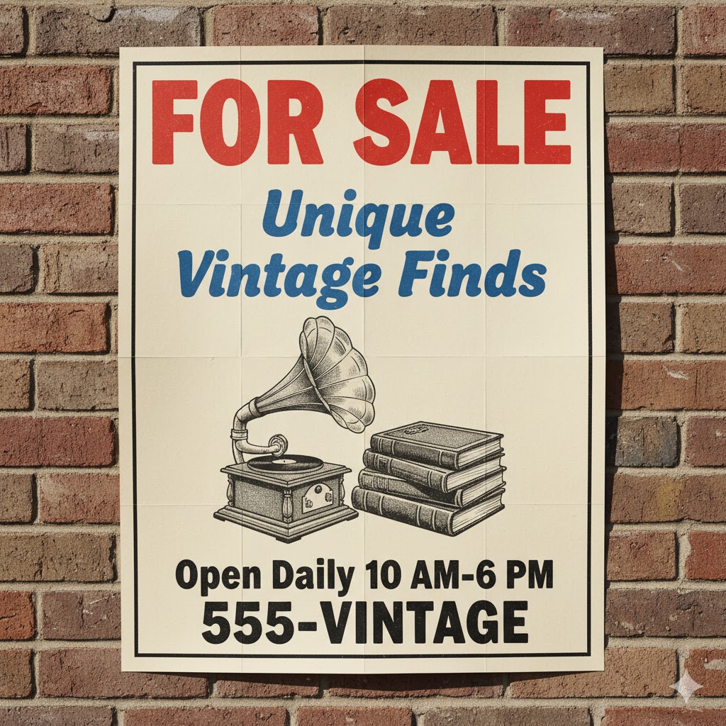 AI image of a for sale sign