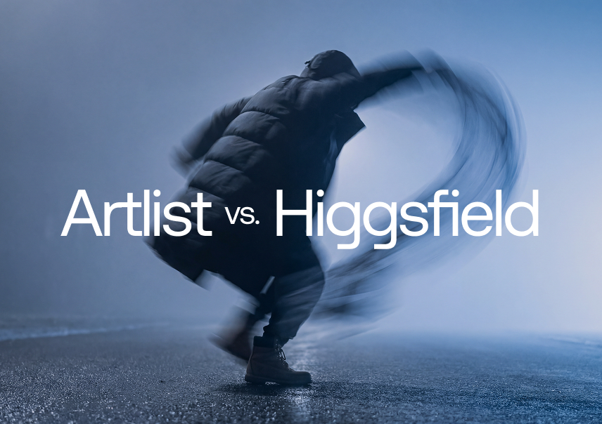 Artlist vs. Higgsfield:  A complete comparison for professional creators